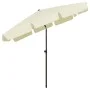 Sombrilla de playa amarillo arena 200x125 cm de vidaXL, Sombrillas - Ref: Foro24-314727, Precio: 47,52 €, Descuento: %