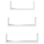 Wandregal 3er Set aus weißem Ingenieurholz von , Regale und Regale - Ref: Foro24-853308, Preis: 18,09 €, Rabatt: %