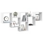 Wandregal aus weißem Ingenieurholz 159x18x66 cm von , Regale und Regale - Ref: Foro24-853299, Preis: 57,32 €, Rabatt: %