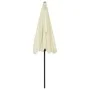Sombrilla de playa amarillo arena 200x125 cm de vidaXL, Sombrillas - Ref: Foro24-314727, Precio: 47,52 €, Descuento: %