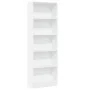 Engineered wood white shelf 60x24x176 cm by , Bookcases and shelves - Ref: Foro24-857821, Price: 67,83 €, Discount: %