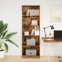 Engineered wood bookshelf in aged color, 60x24x176 cm by , Bookcases and shelves - Ref: Foro24-857828, Price: 73,92 €, Discou...