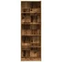 Engineered wood bookshelf in aged color, 60x24x176 cm by , Bookcases and shelves - Ref: Foro24-857828, Price: 73,92 €, Discou...
