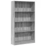 Engineered wood bookshelf in Sonoma gray, 80x24x143 cm. by , Bookcases and shelves - Ref: Foro24-857849, Price: 60,83 €, Disc...