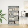 Engineered wood bookshelf in Sonoma gray, 80x24x143 cm. by , Bookcases and shelves - Ref: Foro24-857849, Price: 60,83 €, Disc...