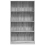 Ingenieurholzregal in Sonoma-Grau 80x24x143 cm von , Bücherregale und Regale - Ref: Foro24-857849, Preis: 59,08 €, Rabatt: %