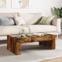 Coffee table with Infinity LED smoked oak 90x50x30 cm by , Coffee table - Ref: Foro24-847620, Price: 100,32 €, Discount: %