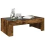 Mesa de centro con Infinity LED roble ahumado 90x50x30 cm de , Mesas de centro - Ref: Foro24-847620, Precio: 99,26 €, Descuen...