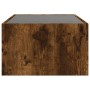 Coffee table with Infinity LED smoked oak 90x50x30 cm by , Coffee table - Ref: Foro24-847620, Price: 100,32 €, Discount: %