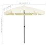 Sand yellow beach umbrella 200x125 cm by vidaXL, Umbrellas - Ref: Foro24-314727, Price: 44,53 €, Discount: %