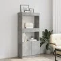Engineered wood sideboard in concrete gray 63x33x140 cm by , Bookcases and shelves - Ref: Foro24-855109, Price: 68,80 €, Disc...