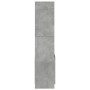 Grauer Beton-Engineered-Holz-Sideboard 63x33x140 cm von , Bücherregale und Regale - Ref: Foro24-855109, Preis: 69,60 €, Rabat...