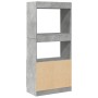 Engineered wood sideboard in concrete gray 63x33x140 cm by , Bookcases and shelves - Ref: Foro24-855109, Price: 69,60 €, Disc...