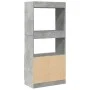 Engineered wood sideboard in concrete gray 63x33x140 cm by , Bookcases and shelves - Ref: Foro24-855109, Price: 68,80 €, Disc...