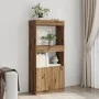 Engineered wood oak artisian sideboard 63x33x140 cm by , Bookcases and shelves - Ref: Foro24-855114, Price: 68,70 €, Discount: %