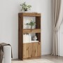 Ingenieurholz-Sideboard Eiche Artisian 63x33x140 cm von , Bücherregale und Regale - Ref: Foro24-855114, Preis: 69,51 €, Rabat...