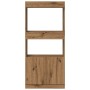 Aparador de madera de ingeniería roble artisian 63x33x140 cm de , Librerías y estanterías - Ref: Foro24-855114, Precio: 69,43 €