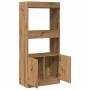 Engineered wood oak artisian sideboard 63x33x140 cm by , Bookcases and shelves - Ref: Foro24-855114, Price: 68,70 €, Discount: %