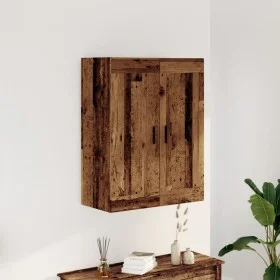 Aged engineered wood wall cabinet 69.5x34x90 cm by , Sideboards - Ref: Foro24-857310, Price: 71,85 €, Discount: %