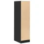 Engineered wood black medicine cabinet 30x41x118 cm by , Lockers and storage cabinets - Ref: Foro24-855161, Price: 101,57 €, ...