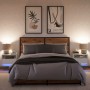 Wall-mounted bedside tables with LED lights, 2 units, white by , Nightstands - Ref: Foro24-852062, Price: 61,40 €, Discount: %