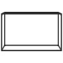 Schwarzer Konsolentisch aus gehärtetem Glas, 120 x 35 x 75 cm von vidaXL, Seitentische - Ref: Foro24-322816, Preis: 81,28 €, ...