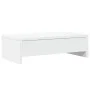 Soporte de monitor cajones madera ingeniería blanco 50x27x15 cm de , Bases y elevadores para ordenadores - Ref: Foro24-854661...