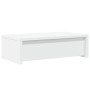 Monitor stand made of white engineered wood drawers 50x27x15 cm by , Computer bases and risers - Ref: Foro24-854661, Price: 3...