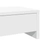 Monitor stand made of white engineered wood drawers 50x27x15 cm by , Computer bases and risers - Ref: Foro24-854661, Price: 3...