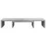 Adjustable screen stand made of gray concrete wood 60x24x10.5cm by , Computer bases and risers - Ref: Foro24-854628, Price: 2...