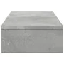 Adjustable screen stand made of gray concrete wood 60x24x10.5cm by , Computer bases and risers - Ref: Foro24-854628, Price: 2...