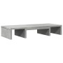 Verstellbarer Bildschirmständer aus Holz in Grau-Betonoptik, 60x24x10,5 cm. von , Computersockel und -erhöhungen - Ref: Foro2...
