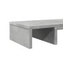 Verstellbarer Bildschirmständer aus Holz in Grau-Betonoptik, 60x24x10,5 cm. von , Computersockel und -erhöhungen - Ref: Foro2...