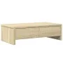 Monitor stand made of Sonoma oak wood drawers 50x27x15 cm by , Computer bases and risers - Ref: Foro24-854663, Price: 37,74 €...