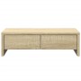 Monitor stand made of Sonoma oak wood drawers 50x27x15 cm by , Computer bases and risers - Ref: Foro24-854663, Price: 33,17 €...