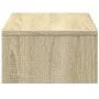 Monitor stand made of Sonoma oak wood drawers 50x27x15 cm by , Computer bases and risers - Ref: Foro24-854663, Price: 37,74 €...