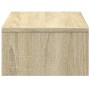 Soporte de monitor cajones madera roble Sonoma 50x27x15 cm de , Bases y elevadores para ordenadores - Ref: Foro24-854663, Pre...