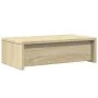 Monitor stand made of Sonoma oak wood drawers 50x27x15 cm by , Computer bases and risers - Ref: Foro24-854663, Price: 37,74 €...