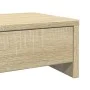 Monitor stand made of Sonoma oak wood drawers 50x27x15 cm by , Computer bases and risers - Ref: Foro24-854663, Price: 37,74 €...