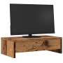 Monitor stand with aged wood drawers 50x27x15 cm by , Computer bases and risers - Ref: Foro24-854668, Price: 27,64 €, Discoun...