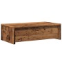 Monitor stand with aged wood drawers 50x27x15 cm by , Computer bases and risers - Ref: Foro24-854668, Price: 27,64 €, Discoun...