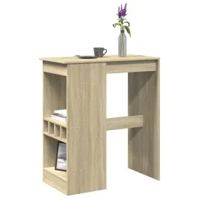 Tall table with Sonoma oak wood shelves 90x47.5x103.5 cm by , Kitchen and dining tables - Ref: Foro24-854339, Price: 75,12 €,...
