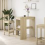 Hohes Regal mit Eichenholzregalen Sonoma 90x47,5x103,5 cm von , Küchen- und Esstische - Ref: Foro24-854339, Preis: 76,07 €, R...