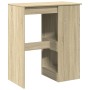 Hohes Regal mit Eichenholzregalen Sonoma 90x47,5x103,5 cm von , Küchen- und Esstische - Ref: Foro24-854339, Preis: 76,07 €, R...
