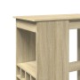 Hohes Regal mit Eichenholzregalen Sonoma 90x47,5x103,5 cm von , Küchen- und Esstische - Ref: Foro24-854339, Preis: 76,07 €, R...
