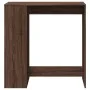 Tall bar table with oak brown shelves 101x40x103.5 cm by , Kitchen and dining tables - Ref: Foro24-854370, Price: 76,05 €, Di...