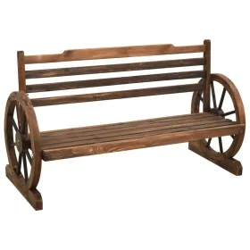Solid spruce wood garden bench 112 cm by vidaXL, garden benches - Ref: Foro24-313891, Price: 167,20 €, Discount: %