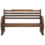 Solid spruce wood garden bench 112 cm by vidaXL, garden benches - Ref: Foro24-313891, Price: 188,52 €, Discount: %
