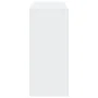 White engineered wood bar table with shelf 124x46x103.5 cm by , Kitchen and dining tables - Ref: Foro24-854391, Price: 83,84 ...