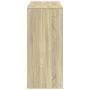 Bar table with Sonoma oak wood shelf 124x46x103.5 cm by , Kitchen and dining tables - Ref: Foro24-854393, Price: 87,31 €, Dis...